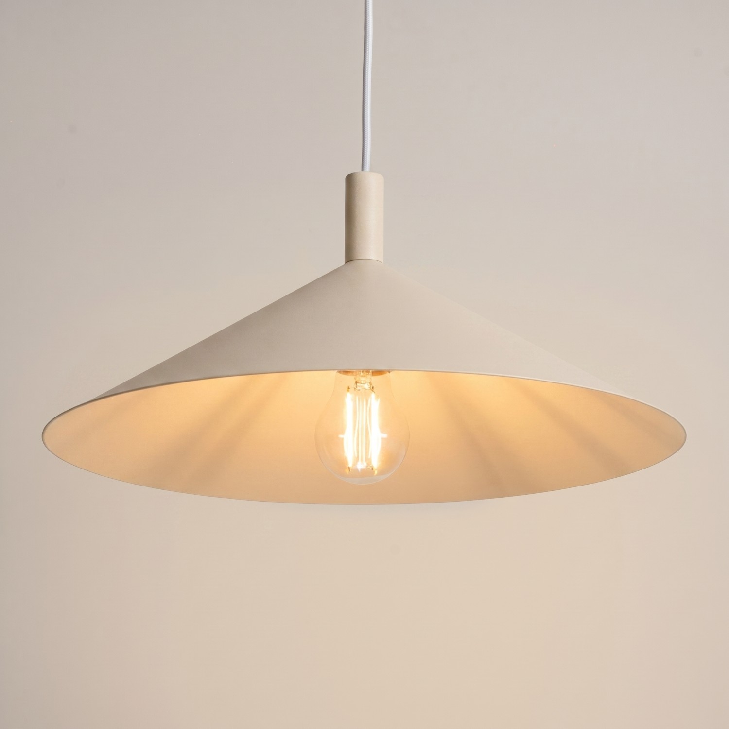 Pendant Lamp Nox 40 Beige - Thumbnail 4