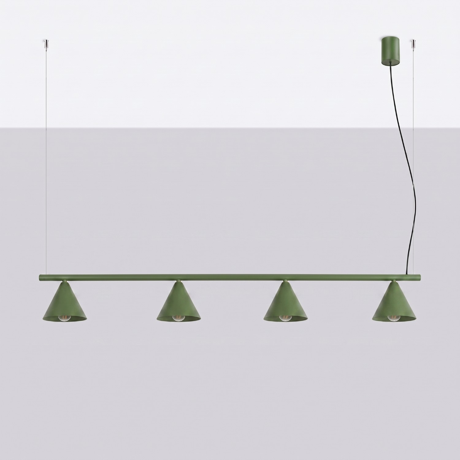 Chandelier Nox 4L Olive Green - Thumbnail 2