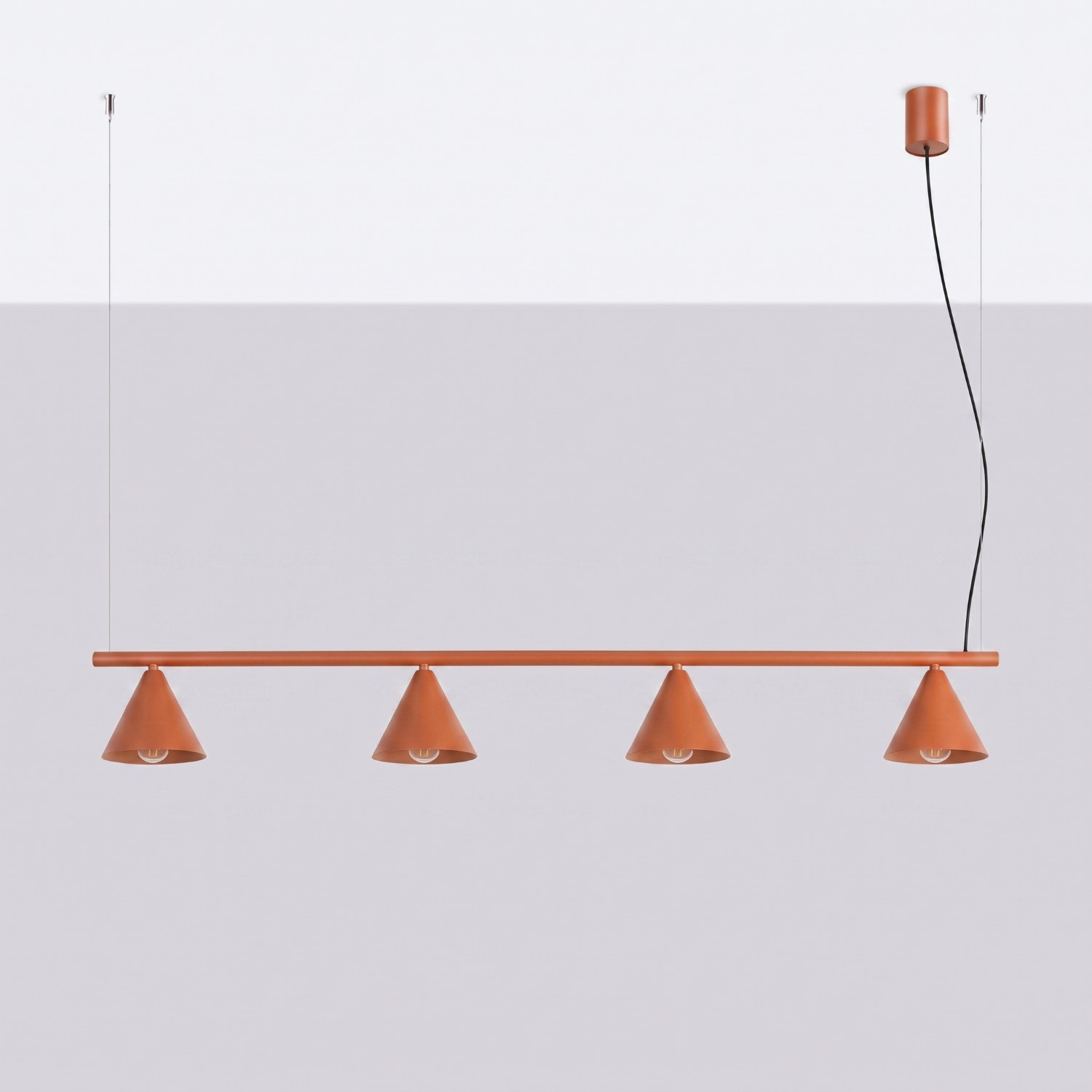 Chandelier Nox 4L Red Ochre - Thumbnail 2