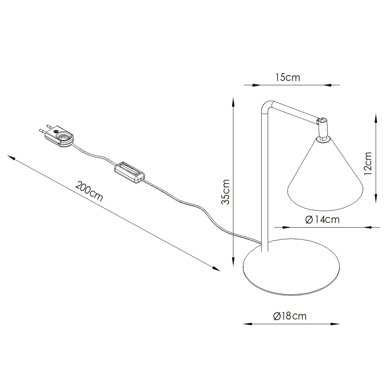 Table Lamp Nox Olive Green - Thumbnail 9
