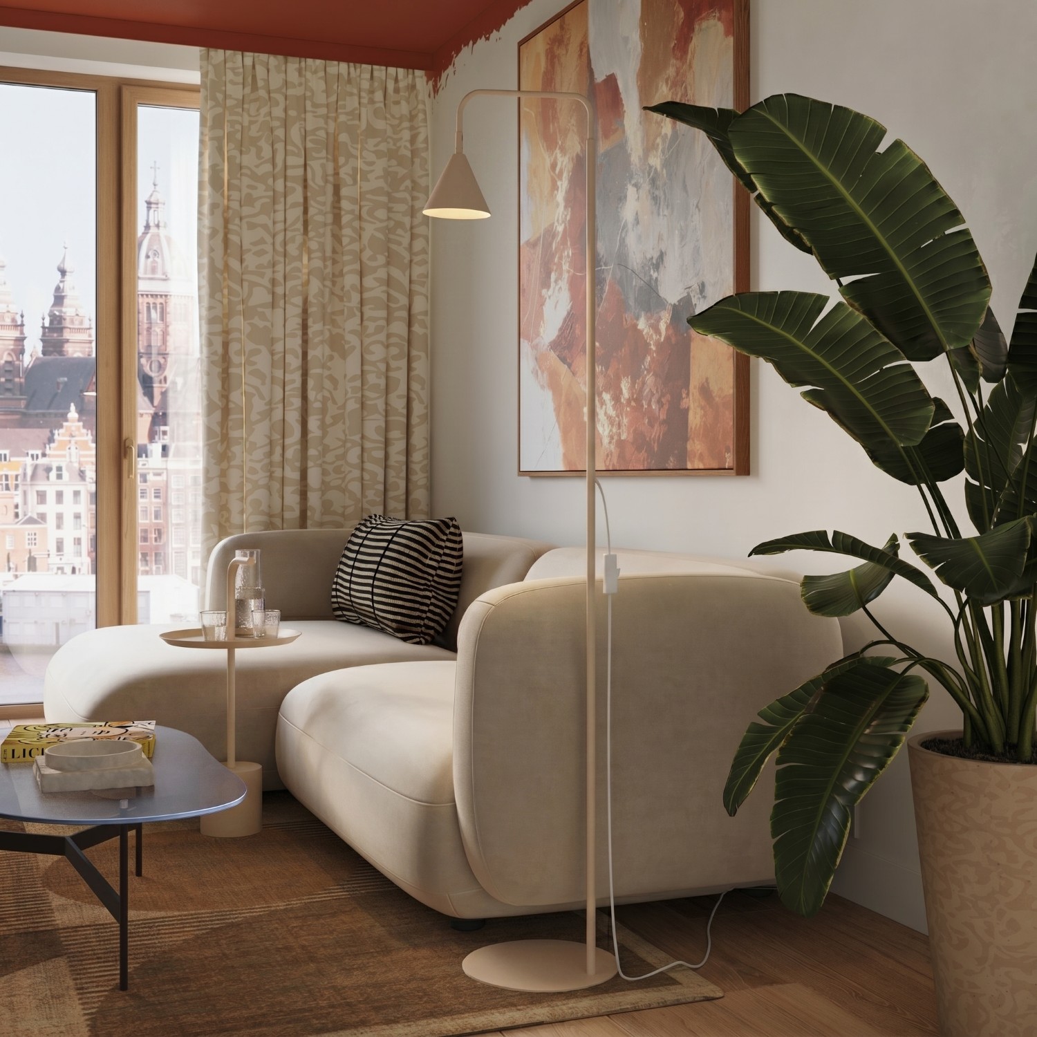 Floor Lamp Nox Beige - Thumbnail 12