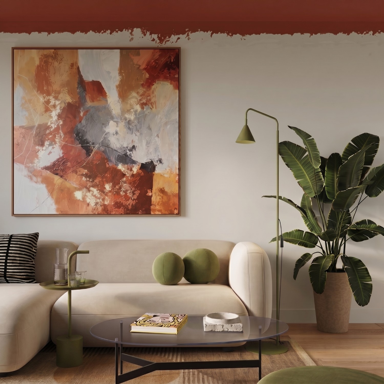 Floor Lamp Nox Olive Green - Thumbnail 11