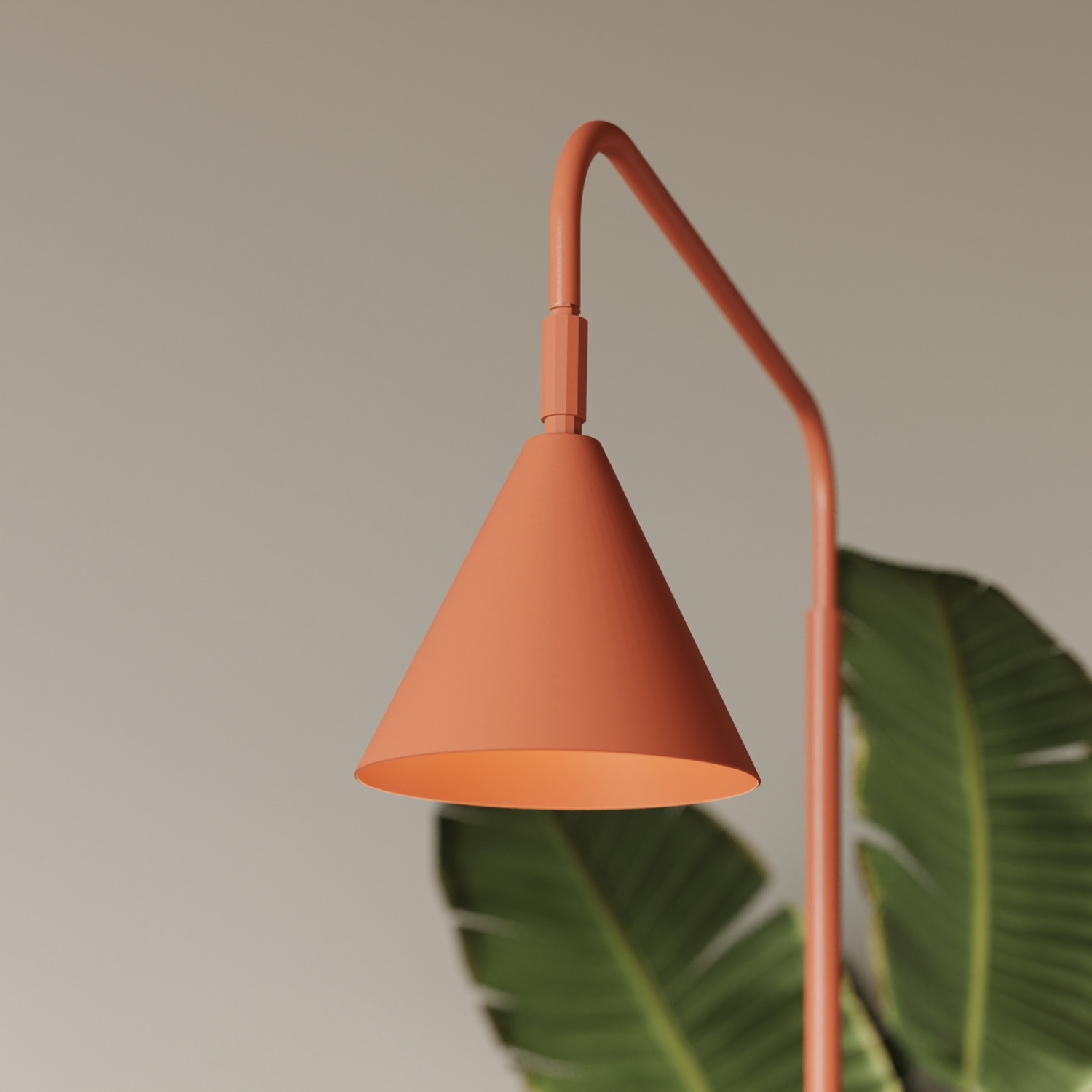 Floor Lamp Nox Red Ochre - Thumbnail 13