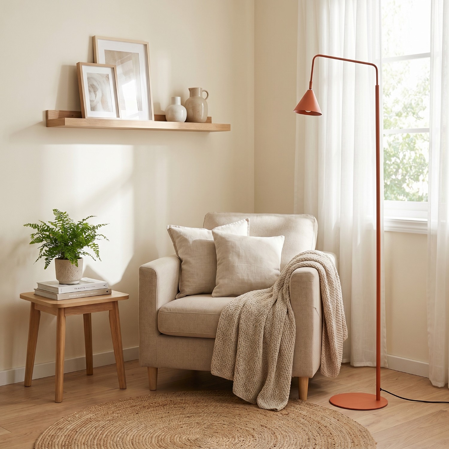 Floor Lamp Nox Red Ochre - Thumbnail 14