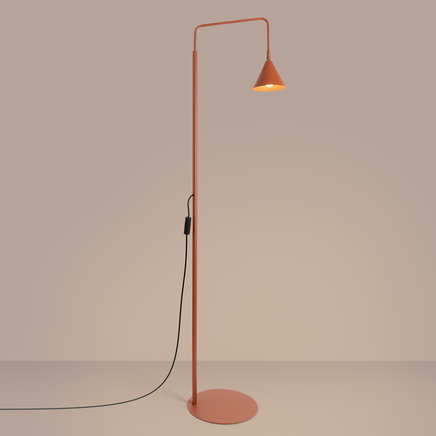 Floor Lamp Nox Red Ochre - Thumbnail 3