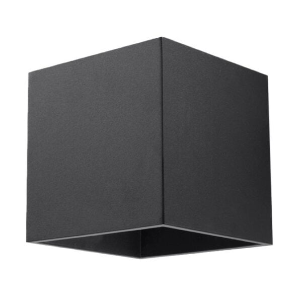Wandleuchte QUAD 1 schwarz