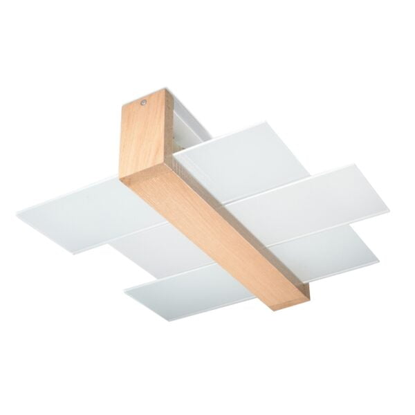 Plafonnier FENIKS 2 en bois naturel
